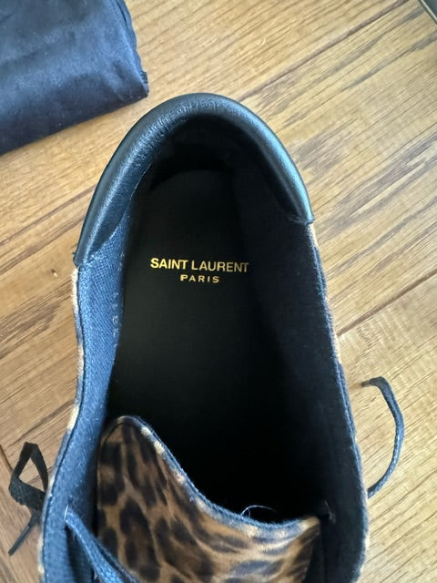 Saint Laurent leopard sneakers,brand new, size 37