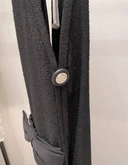 Chanel 21S black long tunic