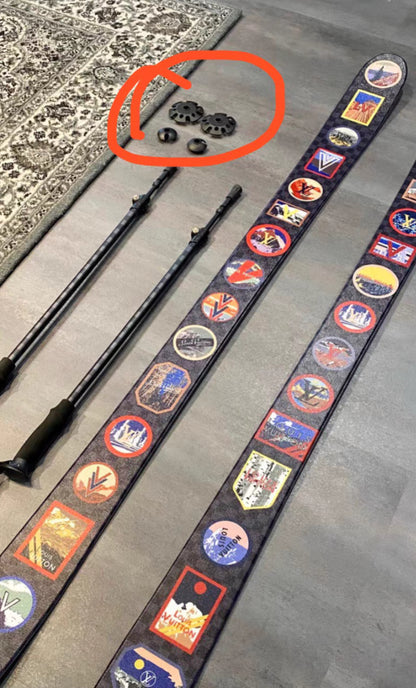 Louis Vuitton Alpes Skis R98007 limited edition