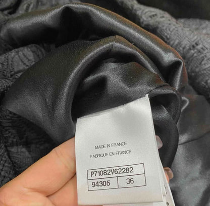Rare Chanel 2021 Black Long Coat/Dress 36