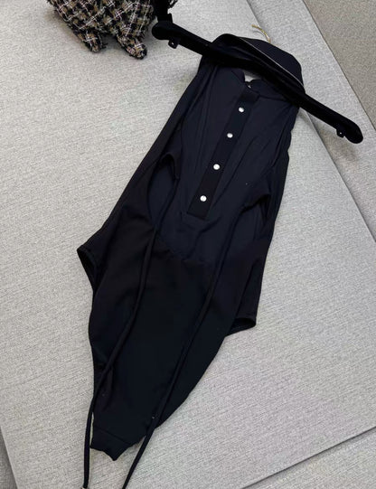 Chanel 23C black swimsuit