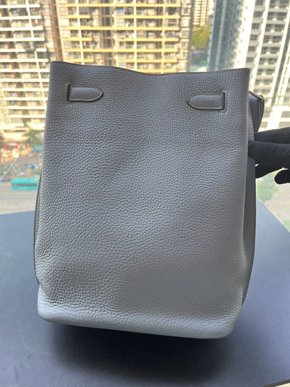 Hermès so Kelly 22 Bleu Lin togo leather palladium hardware