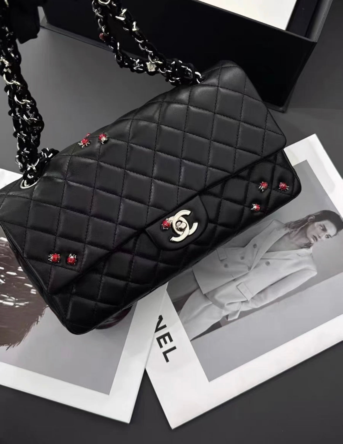 Chanel Classic Medium Lady Bug Flap Bag