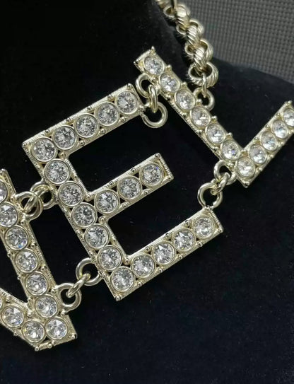 Chanel 19SS CC Letters Necklace