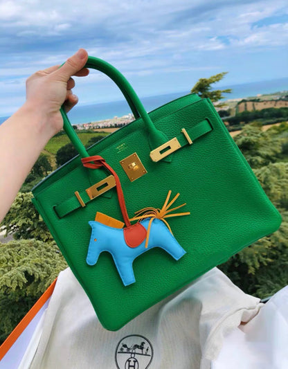 HERMÈS BIRKIN 30 BAMBOU TOGO LEATHER GOLD HARDWARE