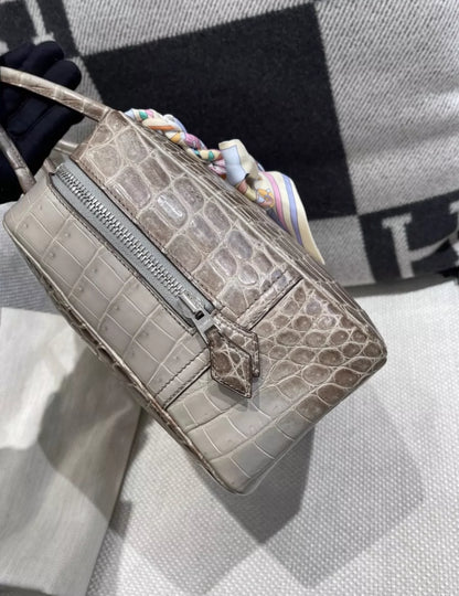 Hermes Plume 28 Bag Gris Cendre Himalaya Gray Very Rare