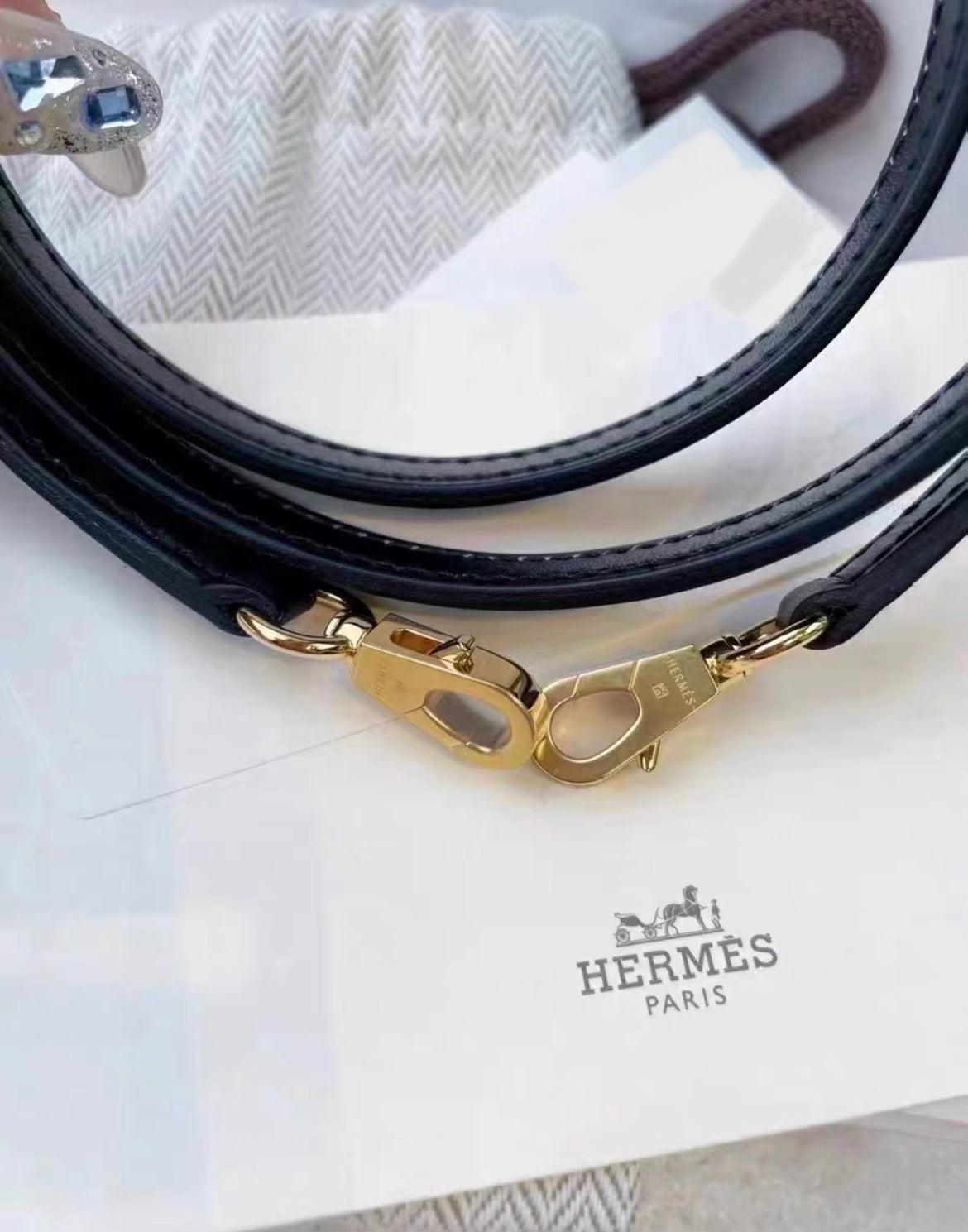 Hermes Mini Kelly 20 Black Box Gold Hardware