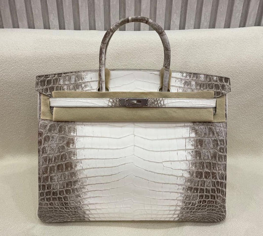 Hermès Birkin 40 Himalaya crocodile leather palladium hardware