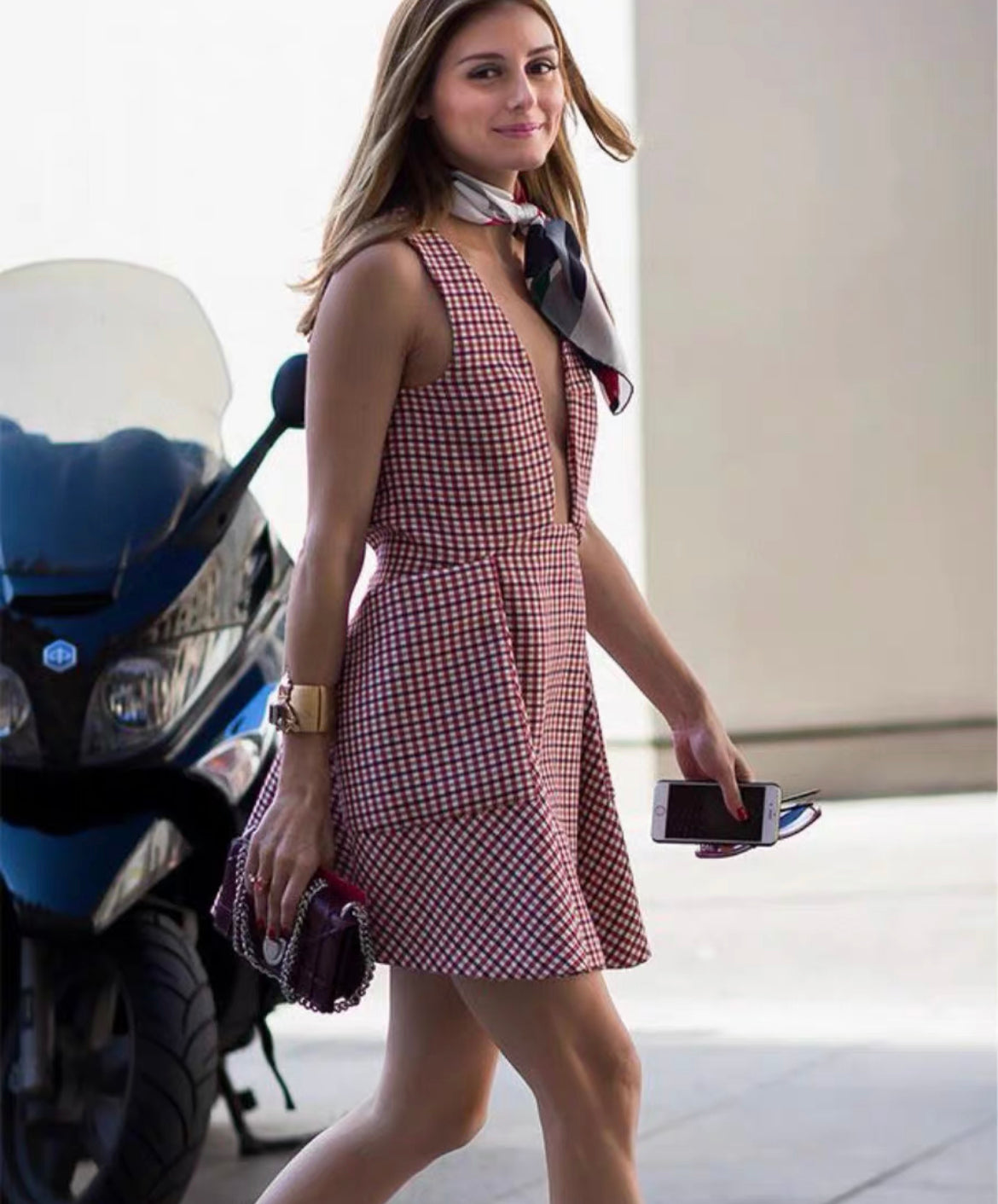 Dior Resort 2016 Checkered Dress