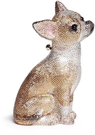 Judith Leiber “Chihuahua” Crystal Pave Minaudière Evening Handbag