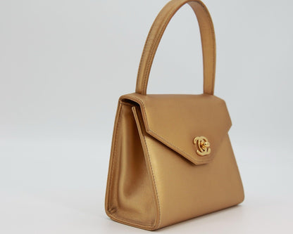 Vintage Chanel Gold Mini Kelly