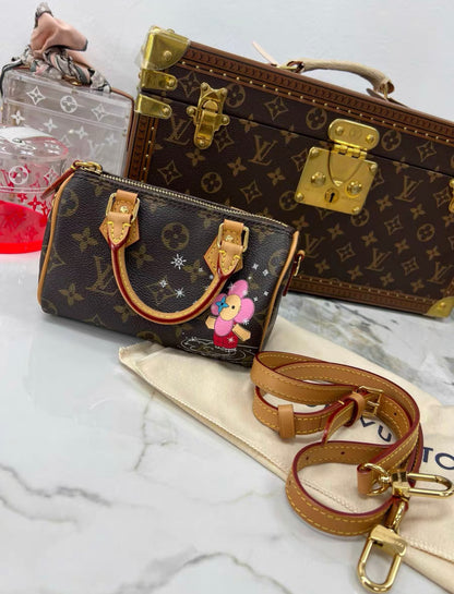 LOUIS VUITTON NANO SPEEDY VIVIENNE CHRISTMAS EDITION 2023