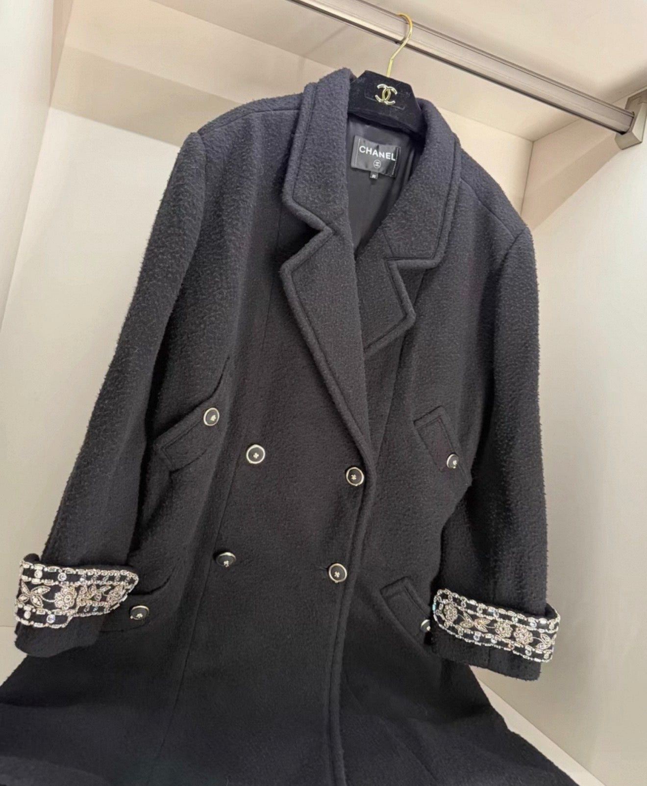 Chanel 20A oversized wool coat (men size 50)