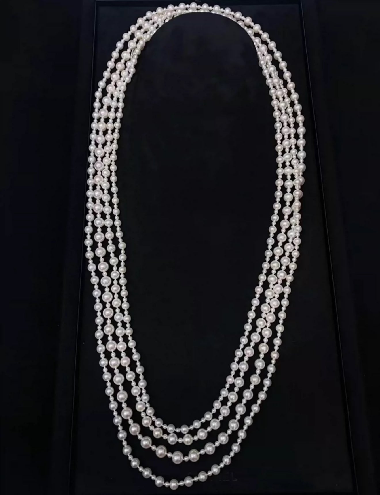 Chanel Perles Sautoir with Akoya Pearls Necklace