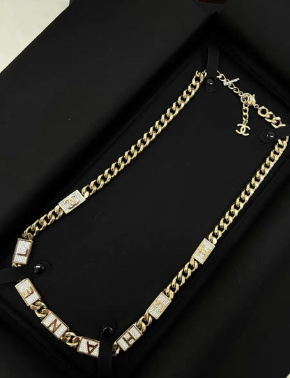 Chanel 21C light gold chain belt