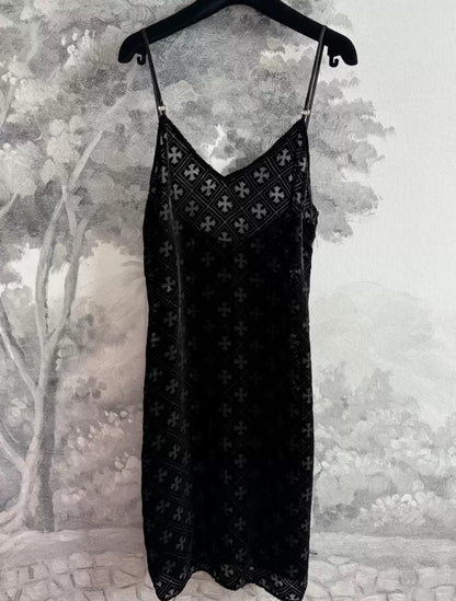 Chrome Hearts silk dress