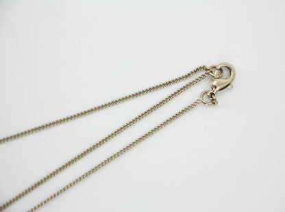 Chanel Vintage 08A Rhinestone Pink Lipstick Necklace