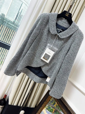 Chanel 20C grey with stripes jacket