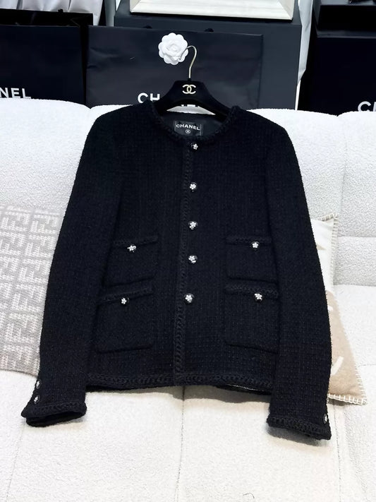 Chanel 23K black tweed jacket