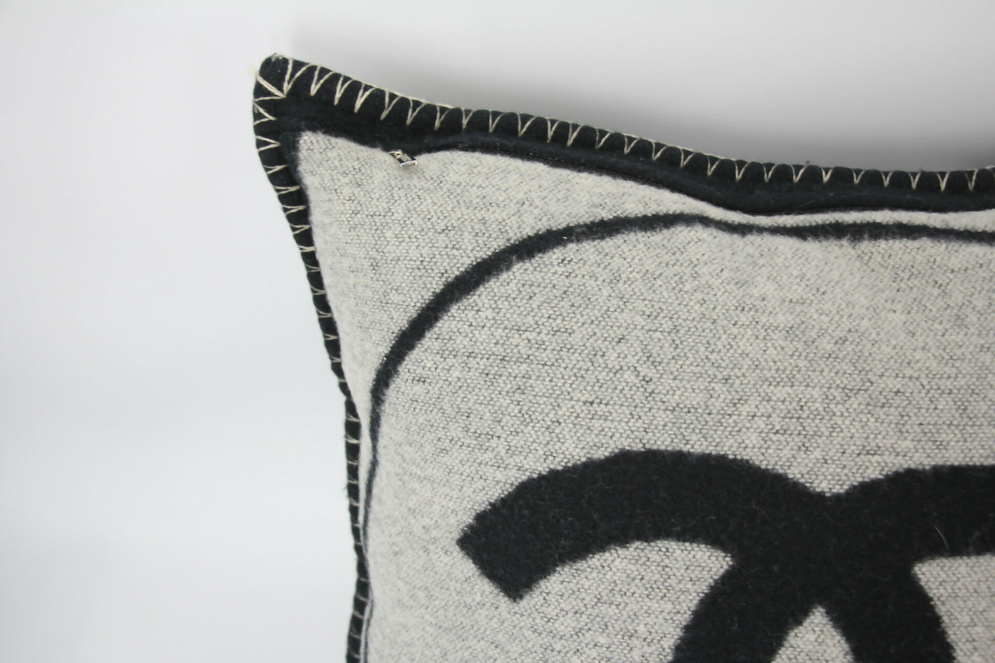 Chanel Wool and Cashmere CC Pillow Cushion