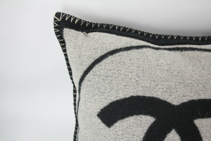 Chanel Wool and Cashmere CC Pillow Cushion