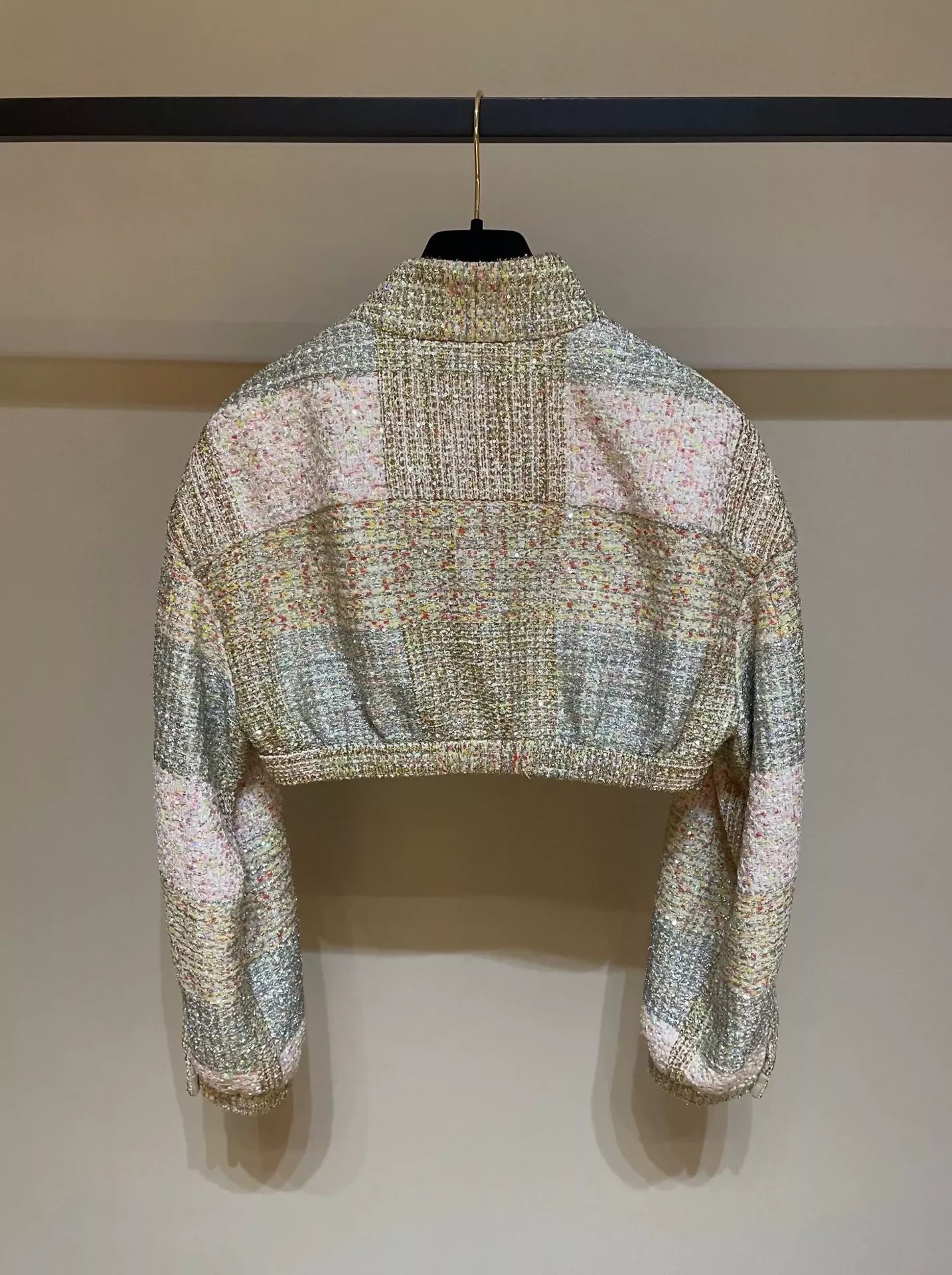 Chanel 24C gold tweed jacket