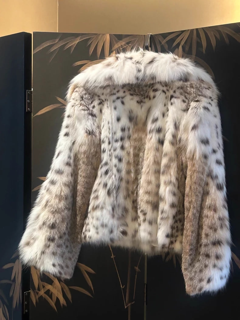 Vintage Lynx fur coat