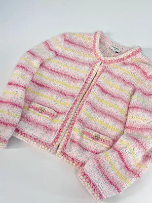 Chanel 24C pink Colorful jacket