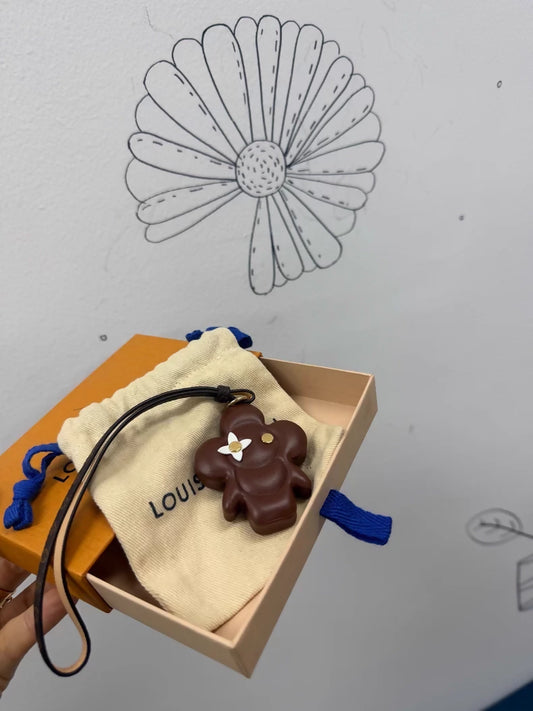 Lv chocolate Vivienne keychain