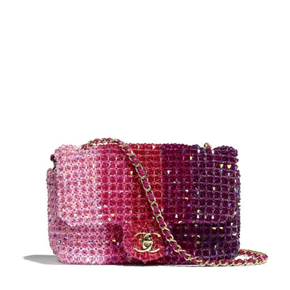Chanel Beaded Ombre Mini Flap Bag from S/S 2020