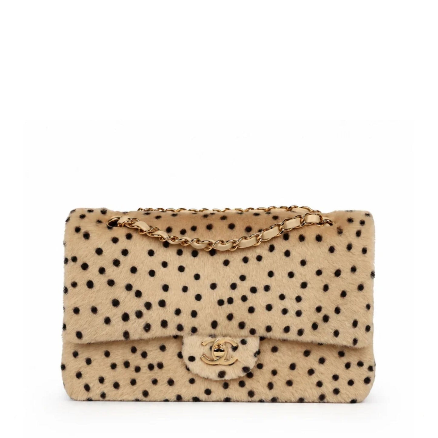 Chanel "Cheetah Print" Medium Flap Bag with Gold Hardware
