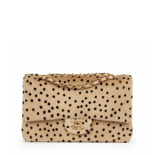 Chanel "Cheetah Print" Medium Flap Bag with Gold Hardware