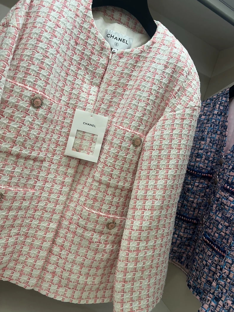 Chanel 22s oversized pink jacket