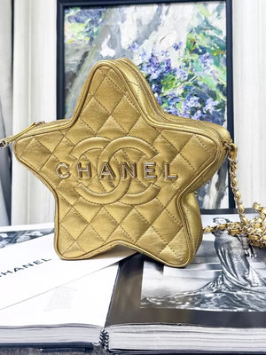 Chanel 24C gold star crossbody bag