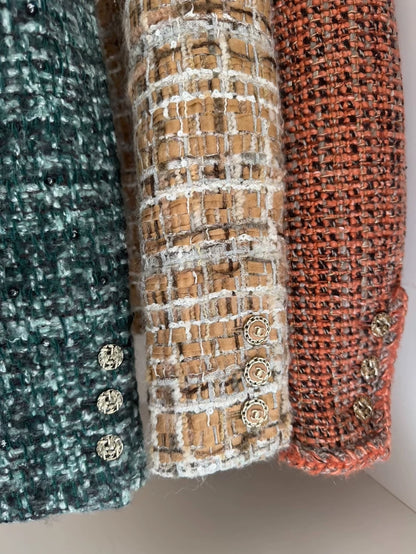 Chanel 18k Green tweed jacket