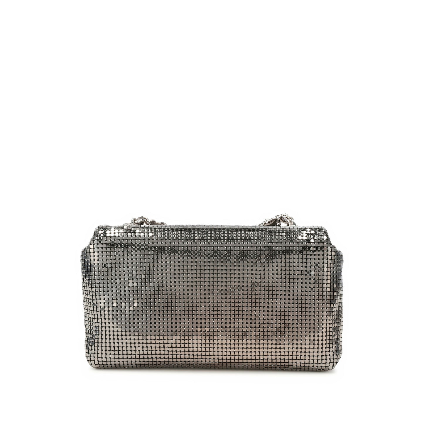 Chanel Fall/Winter 2021 Metallic Mesh Mini Flap Bag