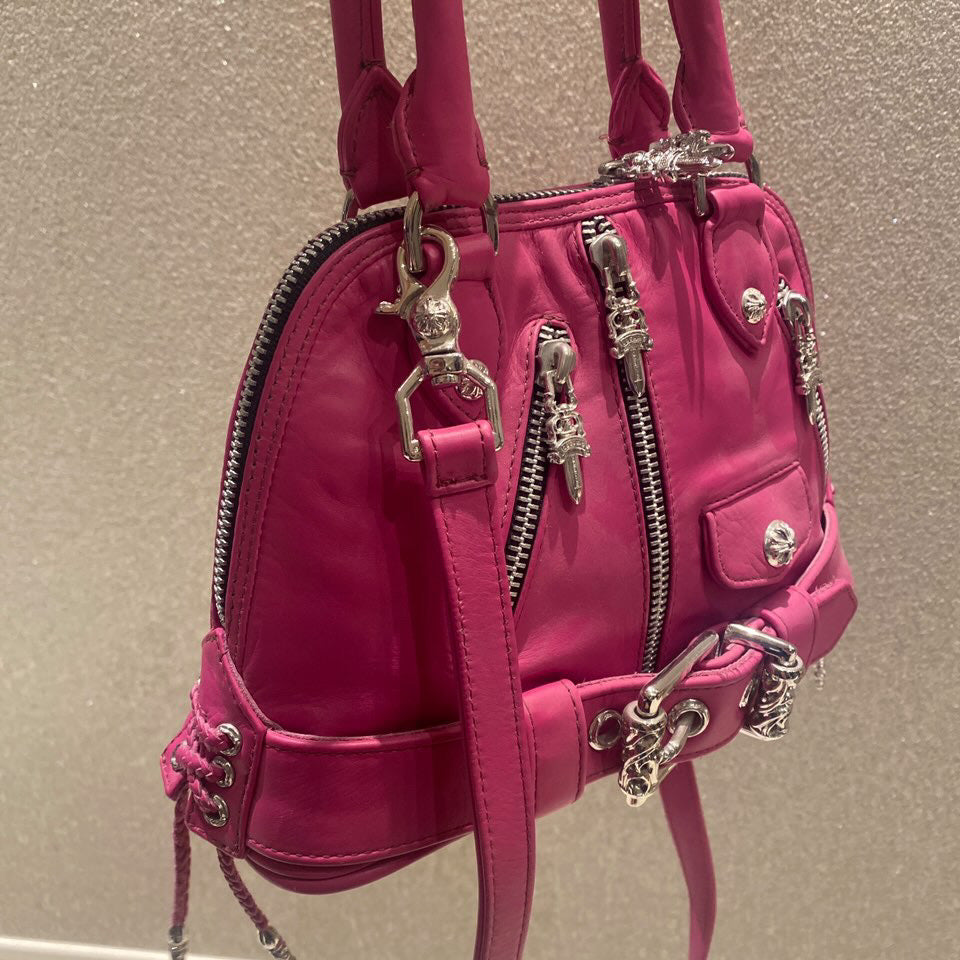 chrome Hearts JJ-Dean pink leather Bag