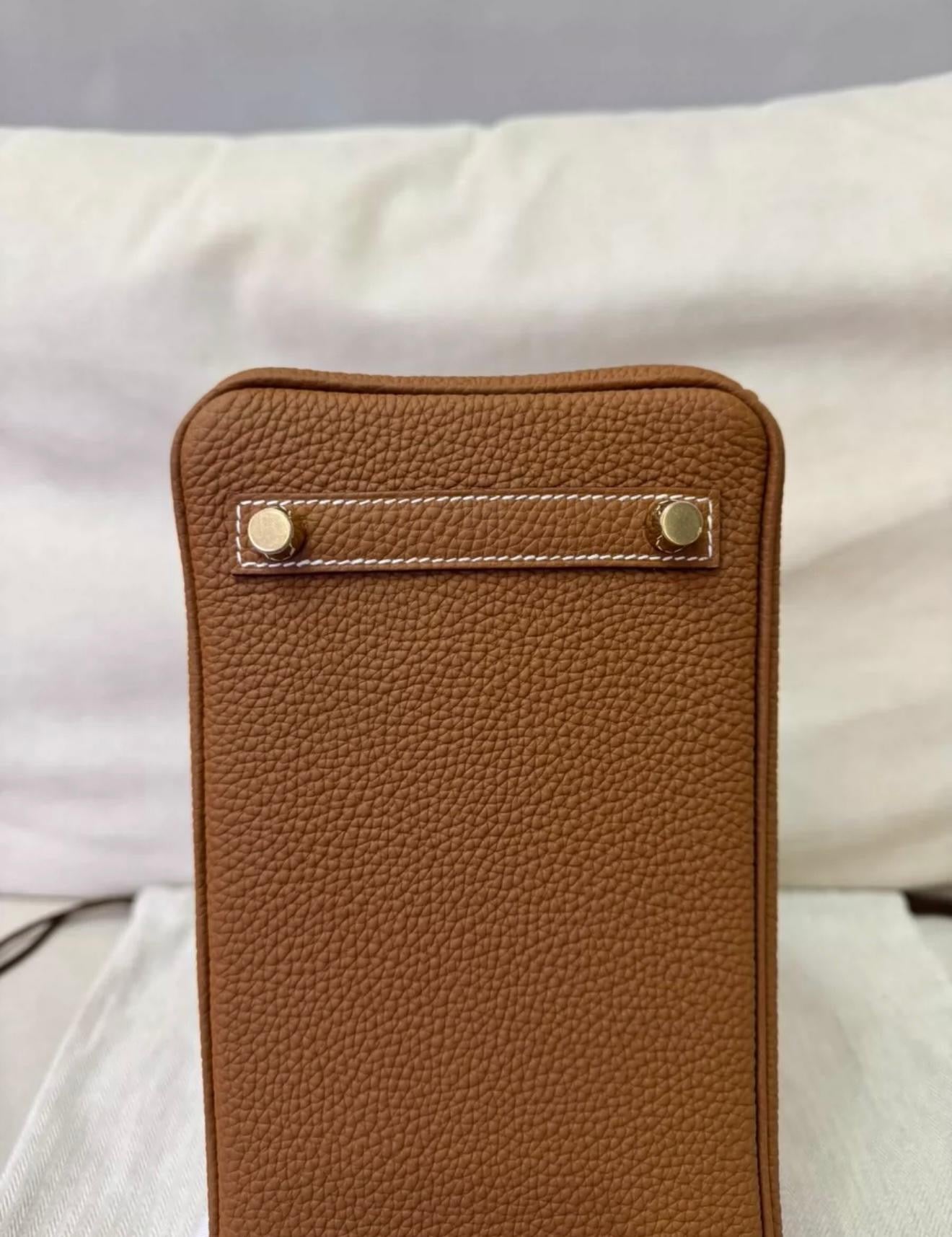 Hermès Birkin 25 Gold Togo Leather Gold Hardware