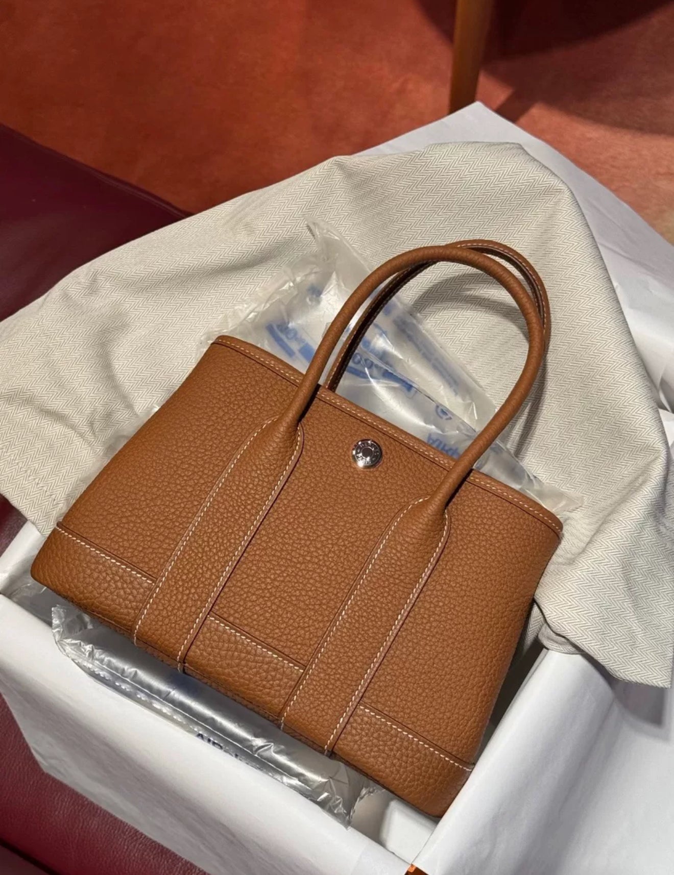 Hermès Neo Garden Party 23 Gold Palladium Hardware