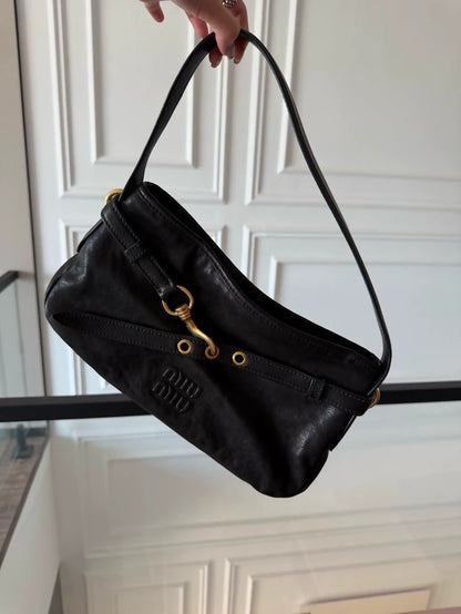 Miu Miu 25ss Black Horizontal Adventure Edition Bag