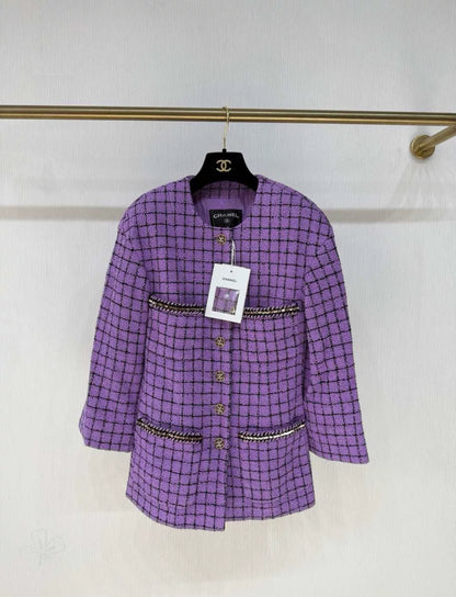 Chanel 22S purple jacket