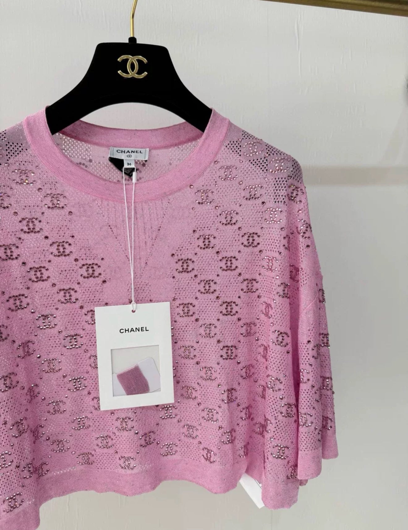 Chanel 23P pink top