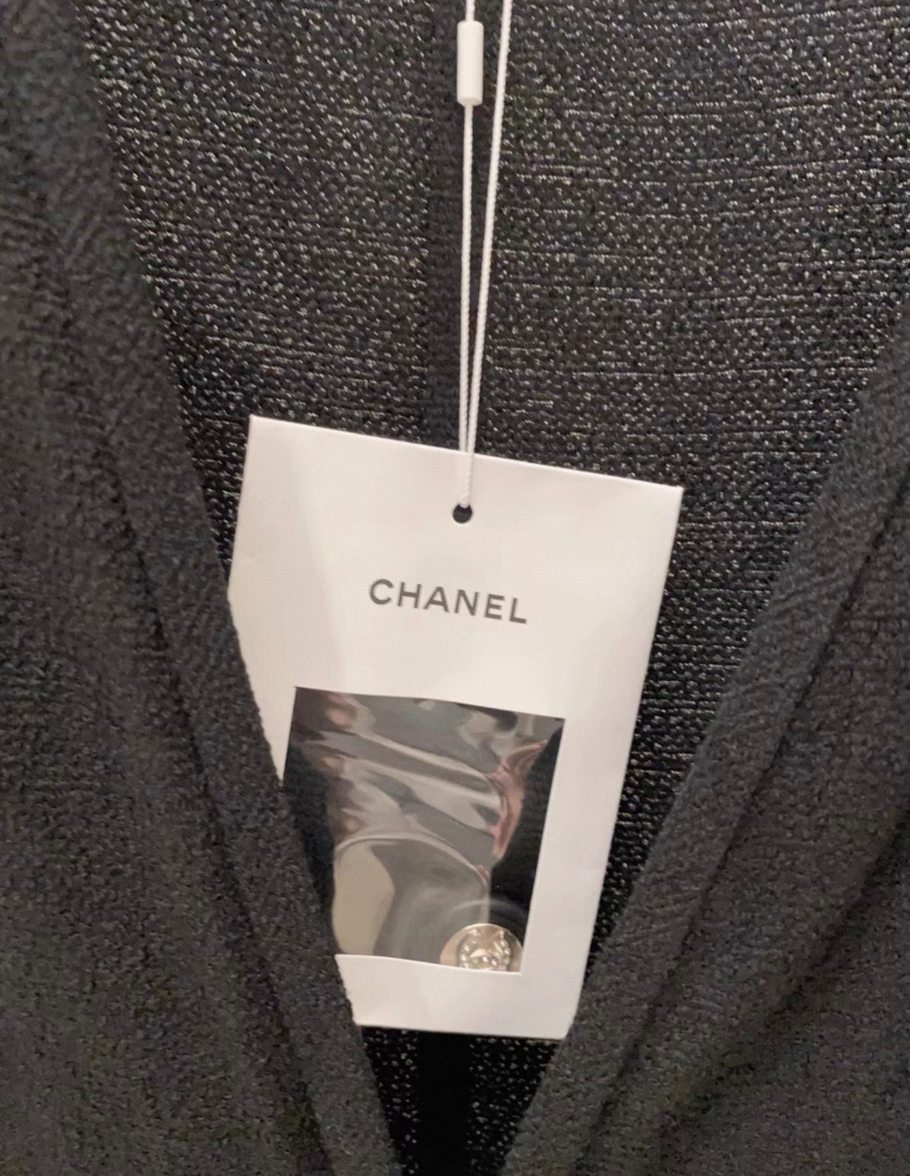 Chanel 21S black long tunic
