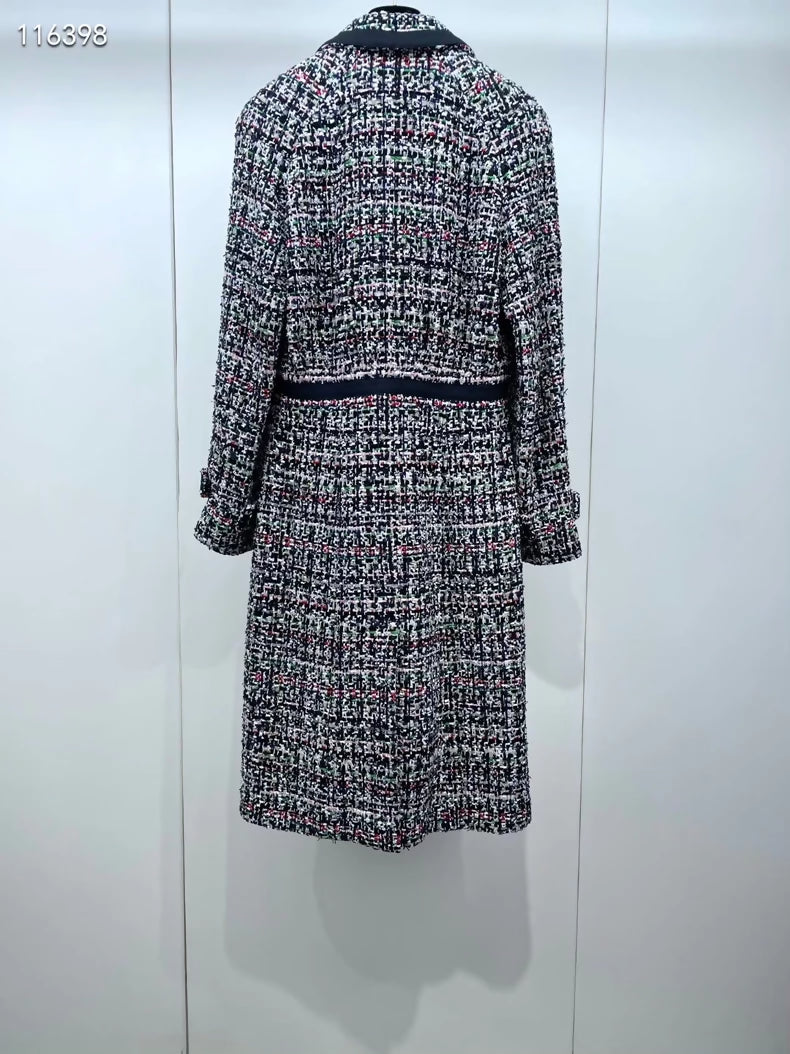CHANEL 23C  multicolor tweed jacket