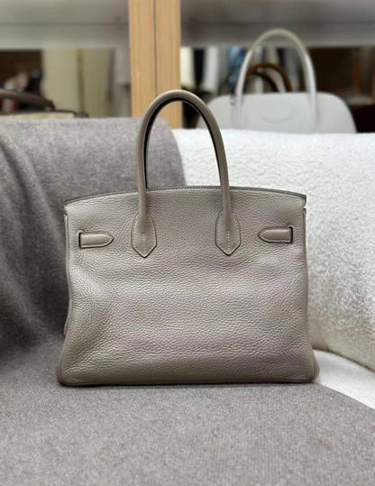 Hermès Birkin 30 Gris Meyer Clemence Palladium Hardware