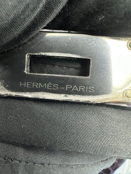 Hermes Birkin HAC 40 Prunoir Matte Crocodile leather palladium hardware
