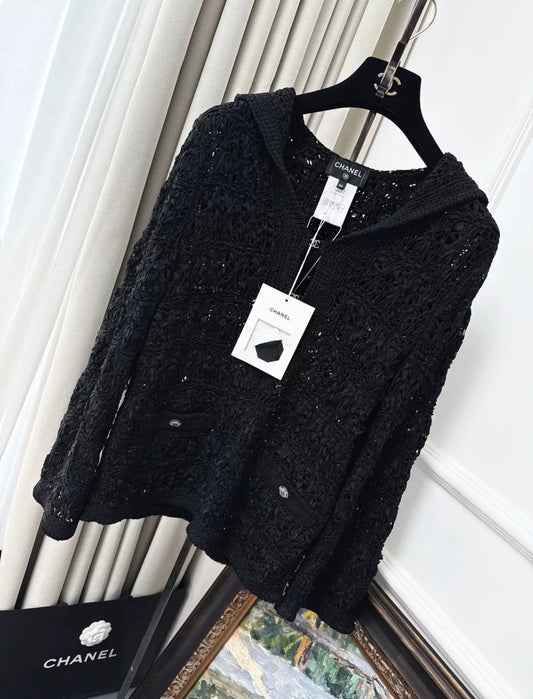 Chanel 24S Black Sweater
