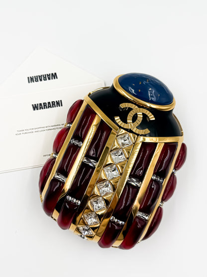 Chanel Scarab Minaudière — Pré-Fall / Métiers d’Art 2019 (Egypt) — Rare Collector’s Minaudière