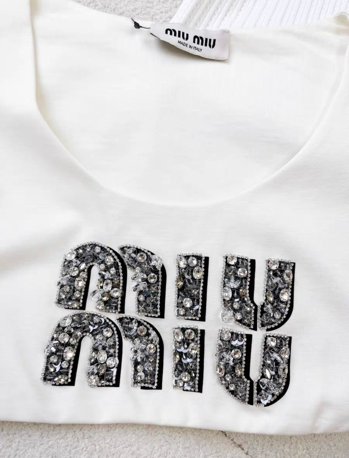 Miu Miu cropped top size 36