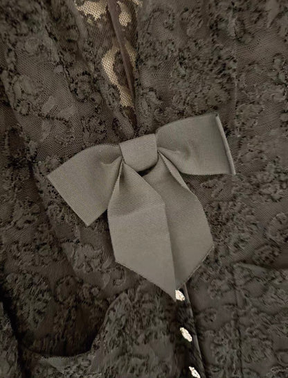 Chanel 22K Embossed Embroidered Lace Dress